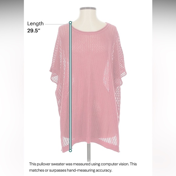 SOFT SURROUNDINGS PINK SWEATER - Picture 5 of 8